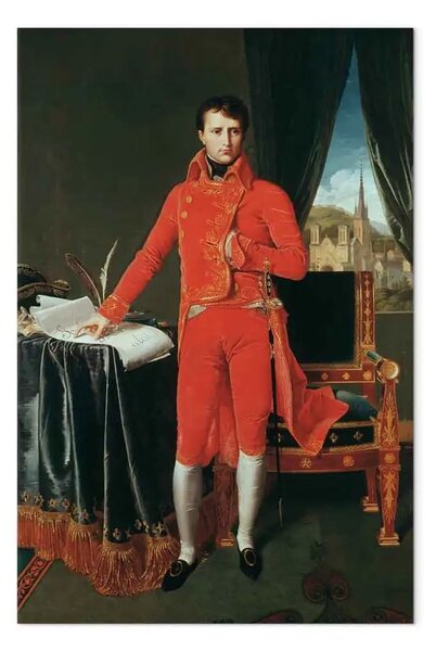 Riproduzione quadro Jean-Auguste-Dominique Ingres - Napoleone come Primo Console