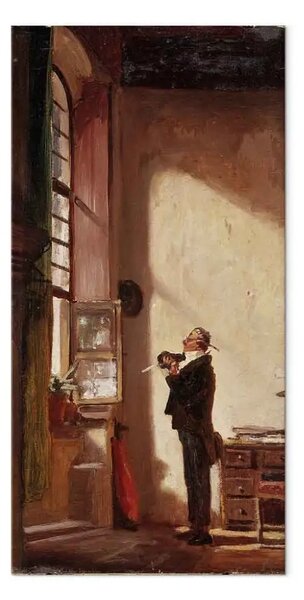 Quadro famoso Carl Spitzweg - Lo Scriba