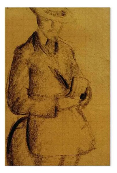 Riproduzione quadro August Macke - Autoritratto