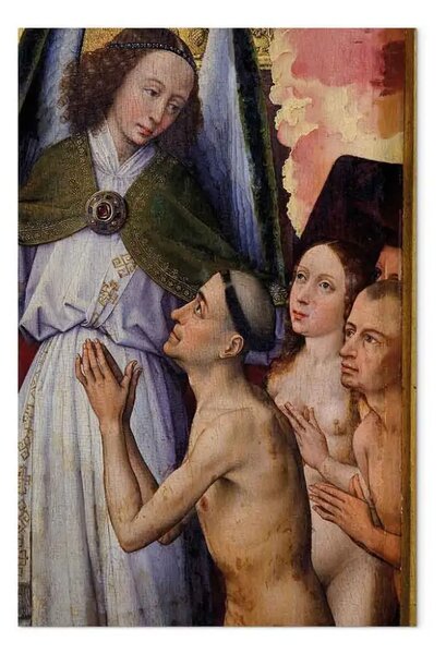 Quadro famoso Rogier van der Weyden - Il Giudizio Universale