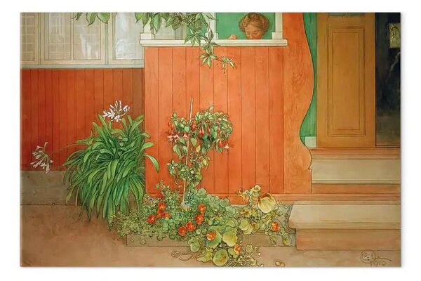 Quadro famoso Carl Larsson - Suzanne in veranda