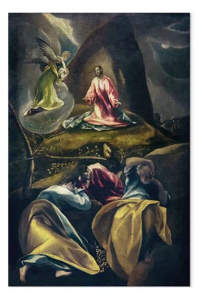 Riproduzione quadro El Greco - Cristo sul Monte degli Ulivi