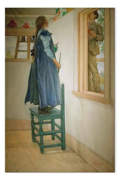 Riproduzione quadro Carl Larsson - Suzanne e qualcun altro
