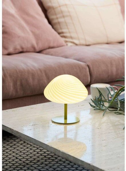 Lampade da tavolo Halo Design, Verde, Soggiorno, Vetro