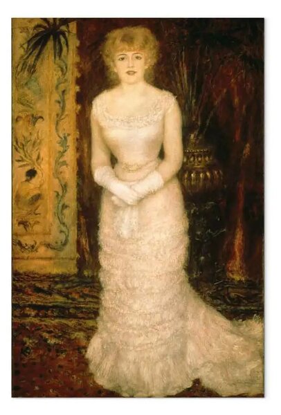 Riproduzione quadro Pierre-Auguste Renoir - Ritratto dell'attrice Jeanne Samary