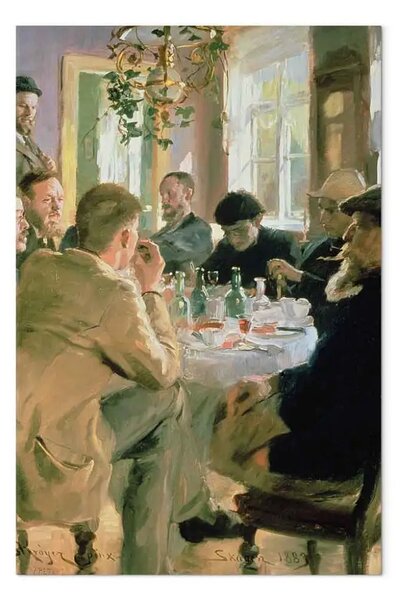 Quadro famoso Peder Severin Kroyer - Pranzo