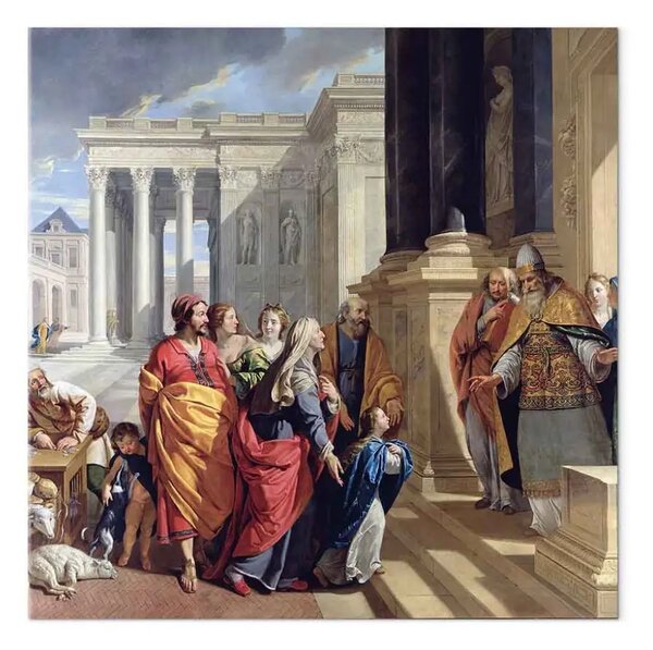 Quadro famoso Philippe de Champaigne - Presentazione della Vergine al Tempio