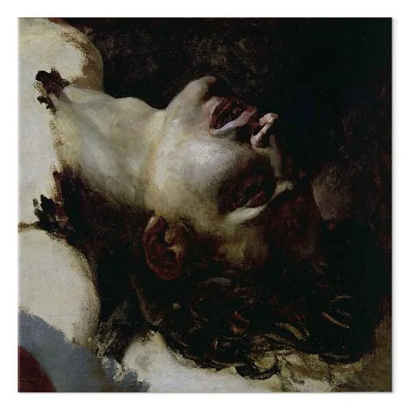 Riproduzione Théodore Géricault - Testa di un giovane morto, prima
