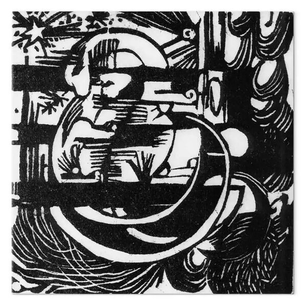 Riproduzione Franz Marc - Lucertole