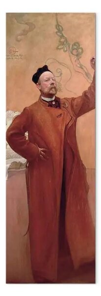 Quadro famoso Carl Larsson - Davanti allo specchio: autoritratto