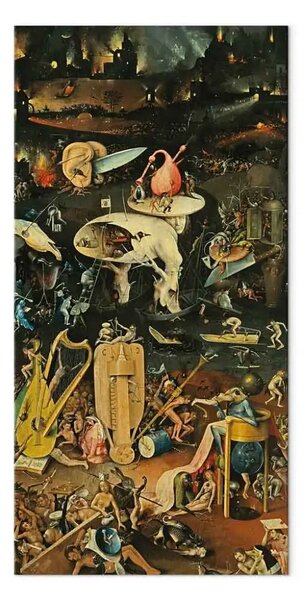 Quadro famoso Hieronymus Bosch - Inferno