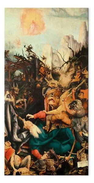 Quadro famoso Matthias Grünewald - Tentazione di Sant'Antonio