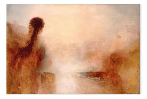 Riproduzione quadro William Turner - Paesaggio con corpi idrici