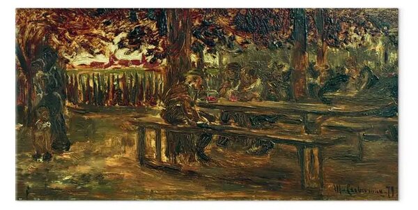Quadro famoso Max Liebermann - Birreria all'aperto a Etzenhausen
