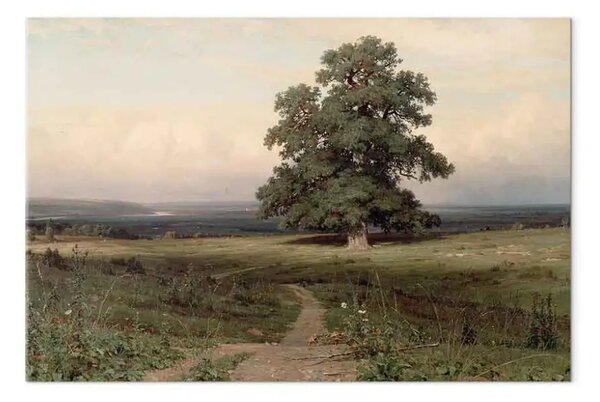Quadro famoso Ivan Ivanovich Shishkin - Sorgeva su una brughiera desolata