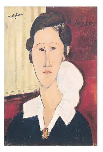Riproduzione Amedeo Modigliani - Ritratto di Madame Hanka Zborowska