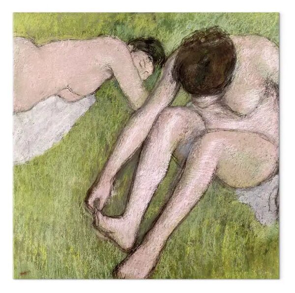 Riproduzione quadro Edgar Degas - Due bagnanti sull'erba