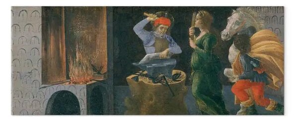 Riproduzione quadro Sandro Botticelli - Il miracolo di Sant'Eligio