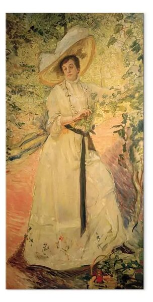 Riproduzione quadro Max Slevogt - Nini nel traliccio del vino