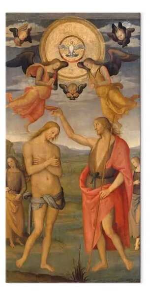 Riproduzione Pietro Perugino - Battesimo di Cristo