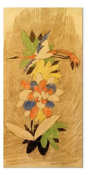 Quadro famoso August Macke - Uccello in Blumen