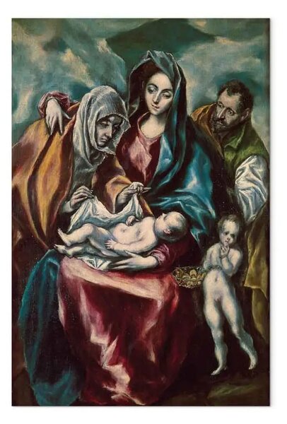 Riproduzione quadro El Greco - La Sacra Famiglia