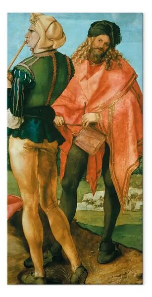 Riproduzione Albrecht Dürer - Pifferaio e tamburino