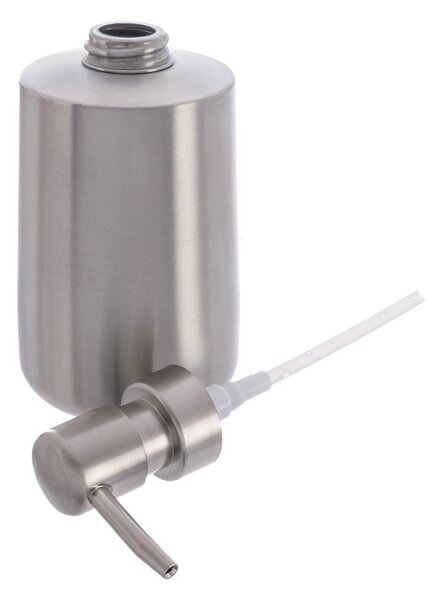 Dispenser per sapone color argento opaco in acciaio inox 450 ml – Orion
