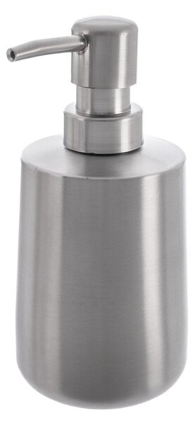 Dispenser per sapone color argento opaco in acciaio inox 450 ml – Orion