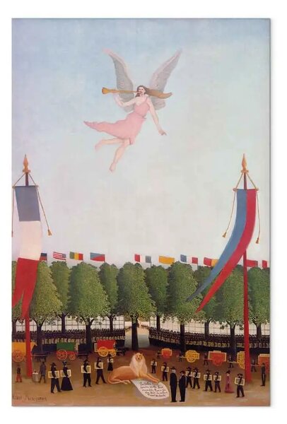 Riproduzione Henri Rousseau - La Liberté invita gli artisti a partecipare alla 22ª mostra di artisti indipendenti