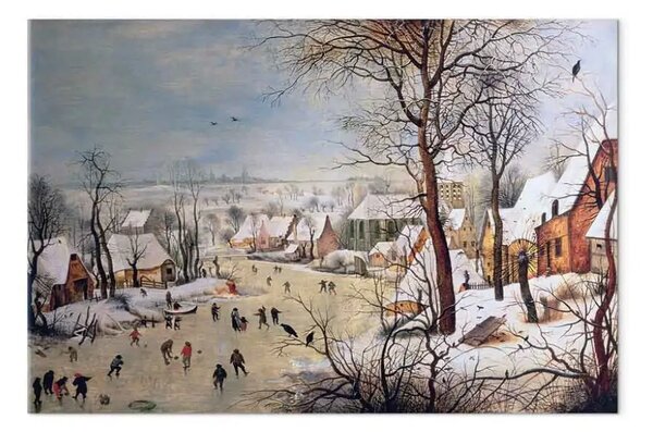 Riproduzione quadro Pieter Bruegel the Elder - Winter Landscape with a Bird-trap