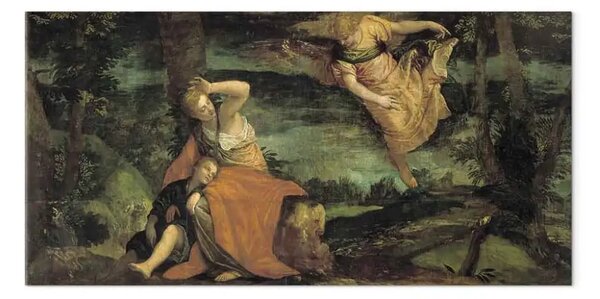 Riproduzione Paolo Veronese - Agar e Ismaele nel deserto