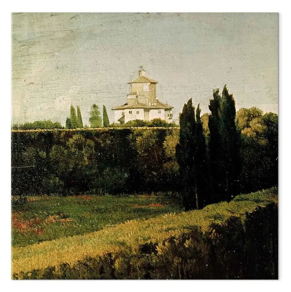 Quadro famoso Jean-Auguste-Dominique Ingres - Veduta di Villa Medici, Roma