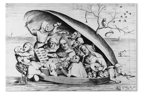 Quadro famoso Hieronymus Bosch - L'ostrica
