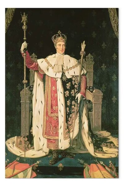 Riproduzione quadro Jean-Auguste-Dominique Ingres - Ritratto di Carlo X