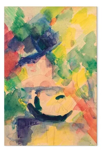 Quadro famoso August Macke - Coppia in barca