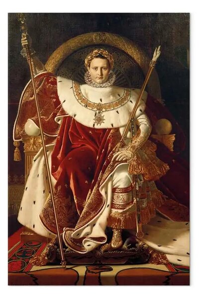 Riproduzione quadro Jean-Auguste-Dominique Ingres - Napoleone sul trono