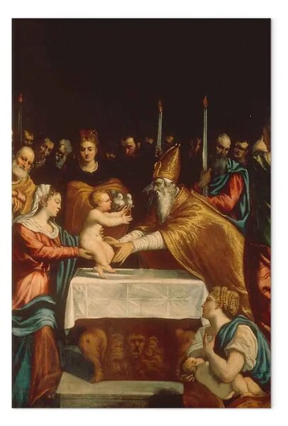 Riproduzione Tintoretto - Presentazione al tempio