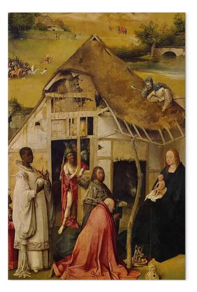 Riproduzione quadro Hieronymus Bosch - Adorazione dei Re Magi