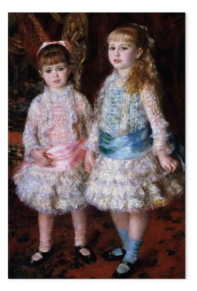 Riproduzione quadro Pierre-Auguste Renoir - Rosa e blu o, Le ragazze di Cahen d'Anvers