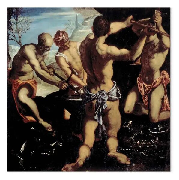 Quadro famoso Tintoretto - La fucina di Vulcano