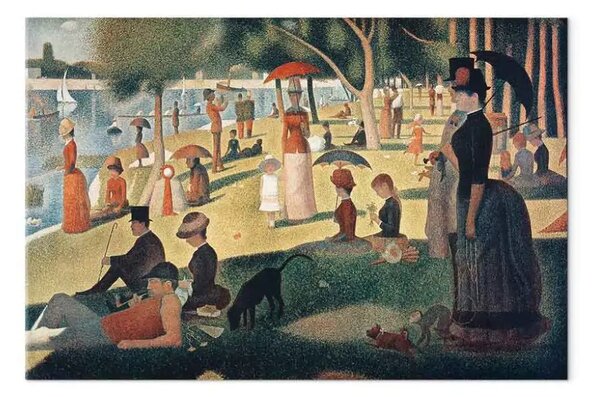 Quadro famoso Georges Seurat - Domenica pomeriggio a La Grande Jatte