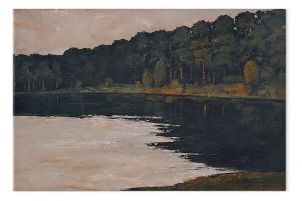 Riproduzione Walter Leistikow - Der Grunewaldsee am Morgen