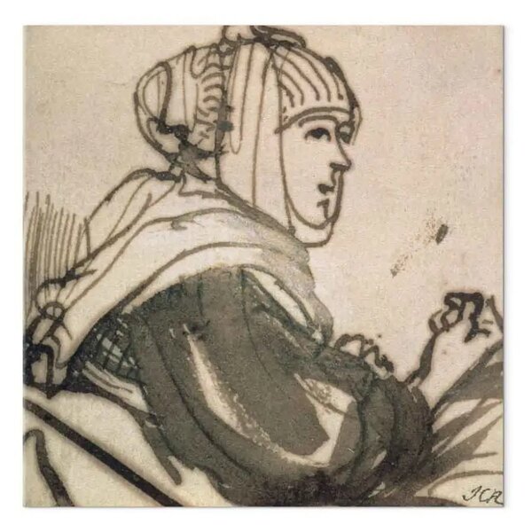 Riproduzione quadro Rembrandt - Ritratto di Saskia