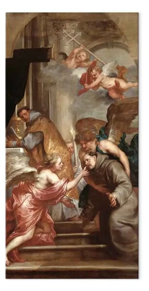Quadro famoso Anthony van Dyck - La Comunione di San Bonaventura
