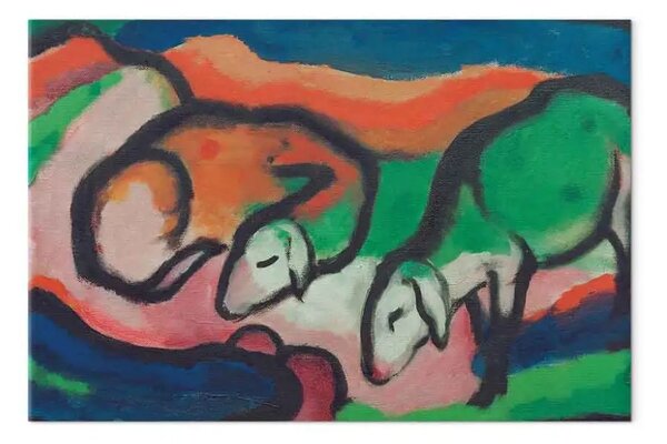 Quadro famoso Franz Marc - Pecora