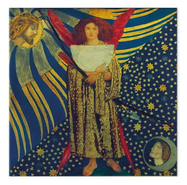 Quadro famoso Dante Gabriel Rossetti - Dantis Amore