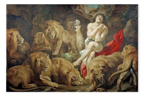 Riproduzione Peter Paul Rubens - Daniele nella fossa dei leoni