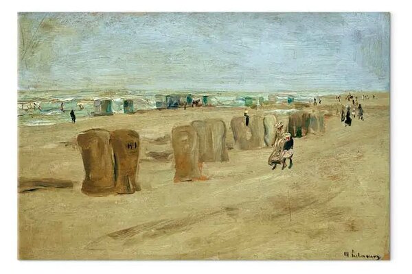 Riproduzione Max Liebermann - Strandbild a Noordwijk