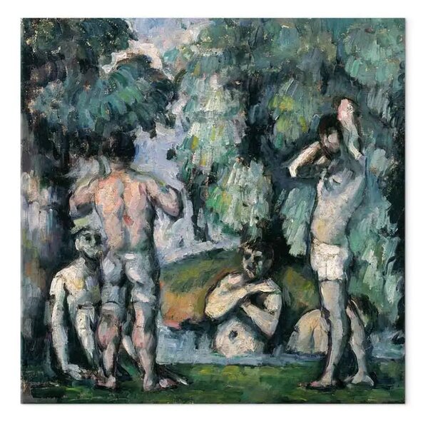 Quadro famoso Paul Cézanne - Le Cinque Bagnanti